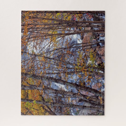 Herfst stream puzzel legpuzzel (Verticaal)
