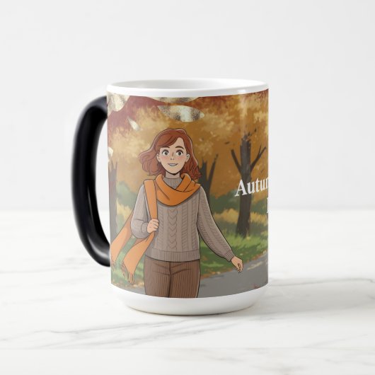 Herfst Stroll Day Morphing Mok (Voorkant links)
