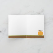 Herfst Stroller Twin Beren Notitiekaarten (Binnen)