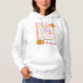 Herfst Subway Art Hoodie (Voorkant)