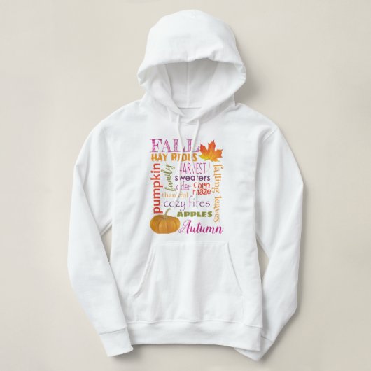 Herfst Subway Art Hoodie (Design voorkant)