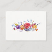 Herfst Succulenten Receptie Kaarten (Achterkant)