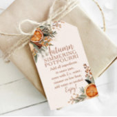 Herfst Sudderend Potpourri Cadeaulabel