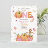 Herfst Sunflower Pumpkin Birthday Pumpkin Patch Kaart (Staand voorkant)