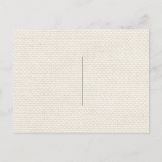 Herfst Sunflower Rustic Burlap Wedding Save the Da Aankondigingskaart (Achterkant)