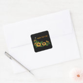 Herfst Sunflower Sticker (Envelop)