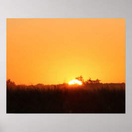 Herfst Sunrise Breaks 20x16 Poster Print Wall Art