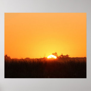 Herfst Sunrise Breaks 20x16 Poster Print Wall Art