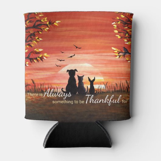 Herfst Sunset Blikjeskoeler (Voorkant)