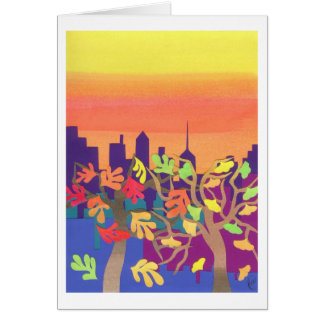 Herfst Sunset over NYC