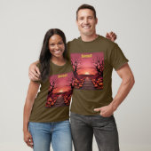 Herfst Sunset Pumpkins T-shirt (Unisex)