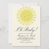 Herfst Sunshine Autumn Birthday Party Kaart (Voorkant)