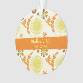 Herfst Sunshine Autumn Birthday Party Ornament (voorkant)