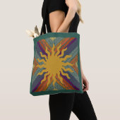 Herfst Sunshine Mosaic Tote Bag (Dichtbij)