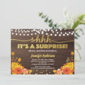 Herfst surprise vrijgezellenfeest Thanksgiving par Kaart (Staand voorkant)