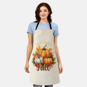 Herfst Sweet Herfst - Herfstpompoenen & bladeren Schort (Gedragen)
