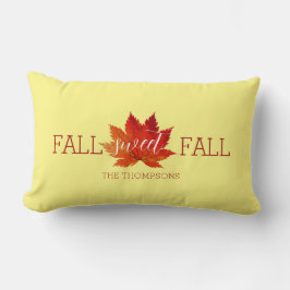 Herfst Sweet Herfst Red Autumn Maple Leaf Sierkuss Kussen