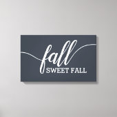 Herfst Sweet Herfst Script Canvas Afdruk (Voorkant)