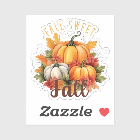 Herfst Sweet Herfst Sticker (Vel)