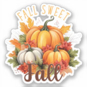 Herfst Sweet Herfst Sticker (Voorkant)