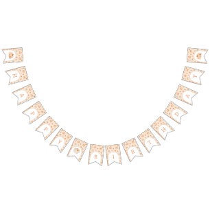 Herfst Sweet Kleine pompoen verjaardag Vlaggetjes