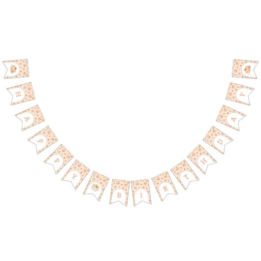 Herfst Sweet Kleine pompoen verjaardag Vlaggetjes (Alle)