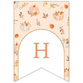 Herfst Sweet Kleine pompoen verjaardag Vlaggetjes (Tweede vlag)