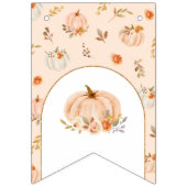 Herfst Sweet Kleine pompoen verjaardag Vlaggetjes (Eerste vlag)