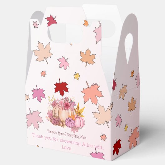 Herfst Sweet Little Pumpking Spice en Nice Gift Bedankdoosjes (Geopend)