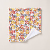 Herfst Swirls Bad Handdoek (Wasdoekje)