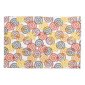 Herfst Swirls Kussensloop (Achterkant)