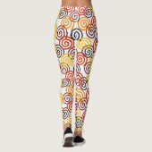 Herfst Swirls Leggings (Achterkant)