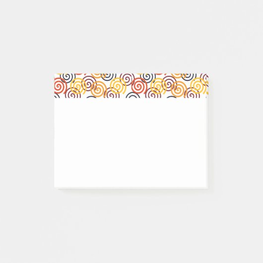 Herfst Swirls Post-it® Notes (Voorkant)