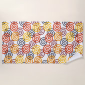 Herfst Swirls Strandlaken (Voorkant)