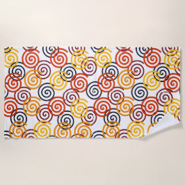 Herfst Swirls Strandlaken