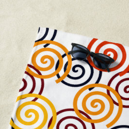 Herfst Swirls Strandlaken