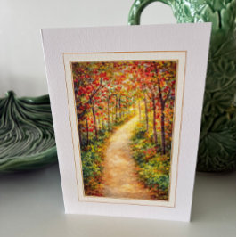 Herfst Sympathiekaart – Ik denk aan je