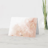 Herfst Symphony Wedding Hartelijk dank Bedankkaart (Achterkant)