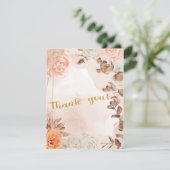 Herfst Symphony Wedding Hartelijk dank Bedankkaart (Staand voorkant)