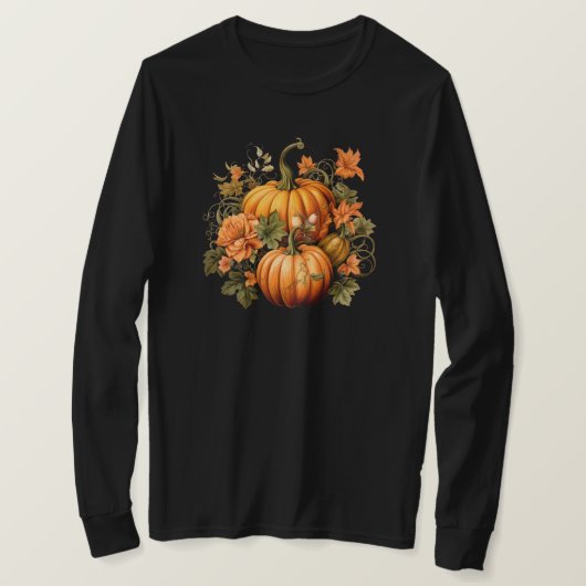 Herfst T-shirt met lange mouwen (Design voorkant)