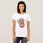 Herfst Tabby Kat met Pompoen Trui Fall Schattig T-shirt (Voorkant volledig)
