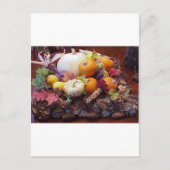 herfst tabel briefkaart (Voorkant)