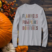 Herfst-tastic Trendy Graphic met lange mouwen T-shirt
