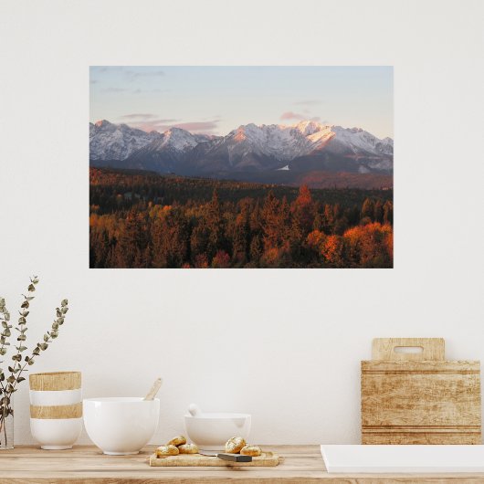 herfst Tatras Poster (Keuken)