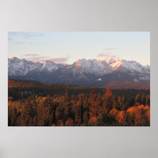herfst Tatras Poster (Voorkant)