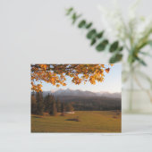 Herfst Tatras zonsondergang Poster Briefkaart (Staand voorkant)