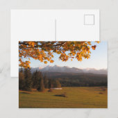 Herfst Tatras zonsondergang Poster Briefkaart (Voorkant / Achterkant)