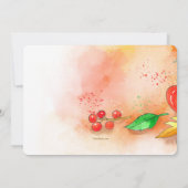 Herfst Tea Uitnodiging (Achterkant)