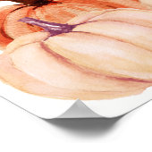 Herfst Teddy Bear Baby Boy Shower Welkomstbord Poster (Hoek)