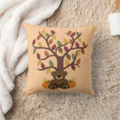 Herfst Teddy Bear Sierkussen Home Decor (Deken)